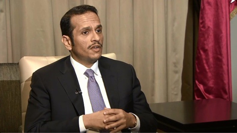 Live: Katarischer Außenminister spricht während seines Besuches in London über die Golf-Krise