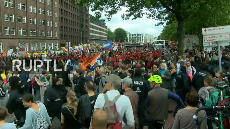 Live aus Hamburg: G20-Proteste am letzten Tag des Gipfels 