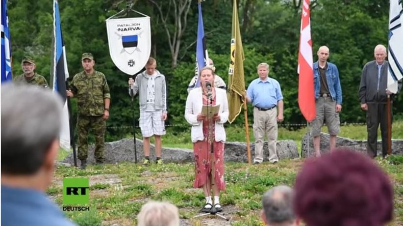 Waffen-SS-Veteranen aus Estland gedenken Schlacht von Tannenberg gegen Sowjetunion 