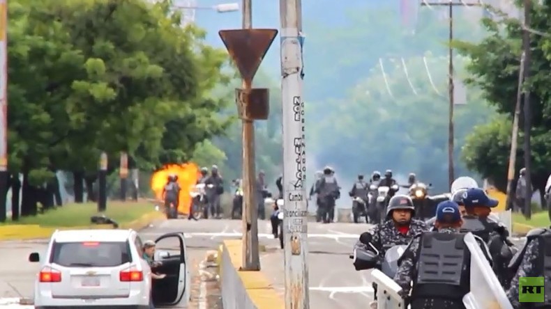 Venezuela: Schüsse und Brandsätze bei Protesten gegen verfassungsgebende Versammlung in Valencia