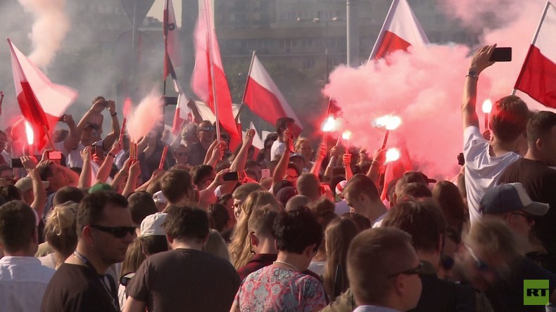 Polen: Marsch zum 73. Jahrestag des Warschauer Aufstandes