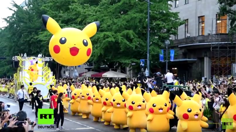 Kannst du sie alle fangen? Über 1.000 Pikachus in Yokohama
