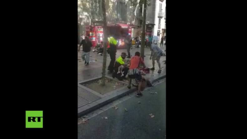 Terror in Barcelona: Überall liegen Verletzte - Erschütternde Bilder von La Rambla