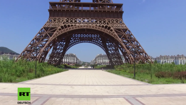So haben Sie Paris noch nie gesehen: Zwillingsstadt in China menschenleer und quasi unbewohnt