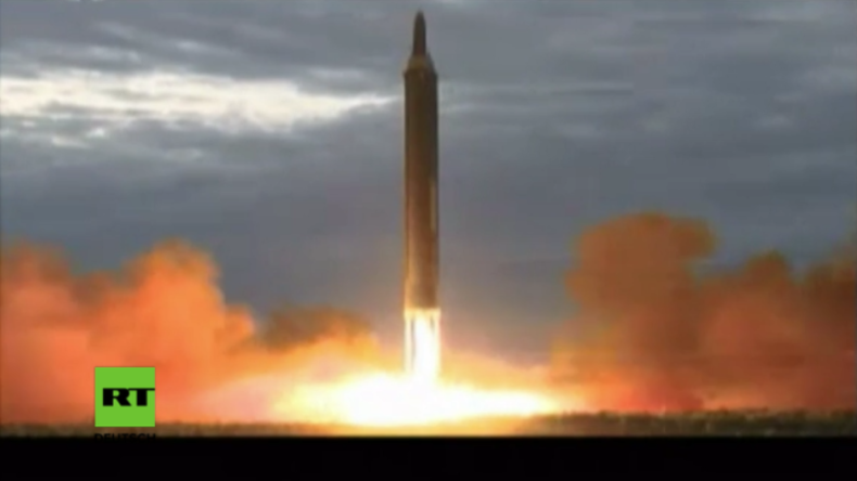 Video zeigt jüngsten Raketenstart in Nordkorea: "Notfalls setzen wir alle letzten Mittel ein"