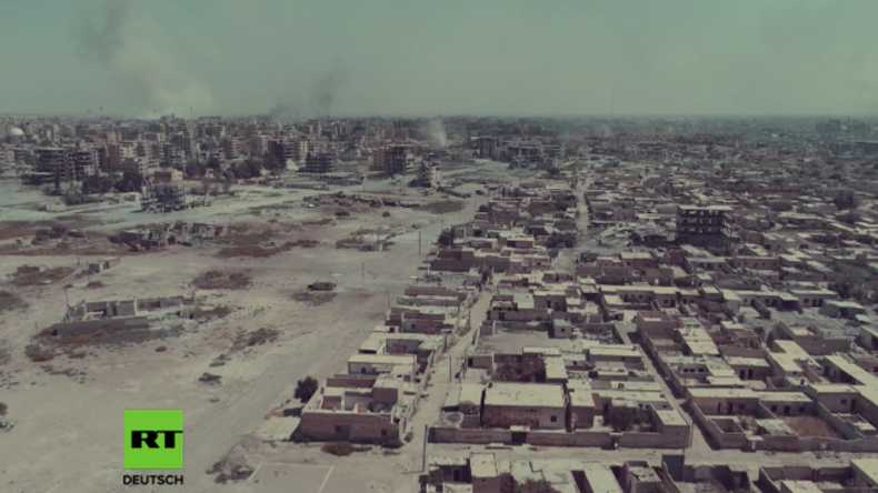 RT-Exklusiv aus Syrien: Drohne filmt massive Zerstörung in Rakka 