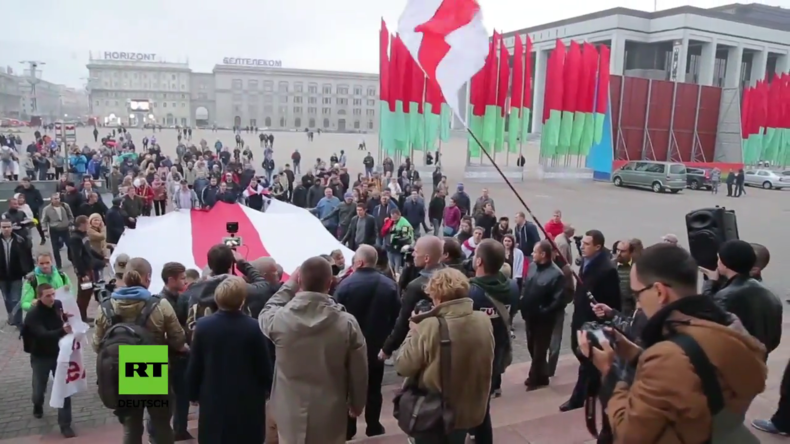 Weißrussland: Hunderte protestieren in Minsk gegen russisch-weißrussische Manöver