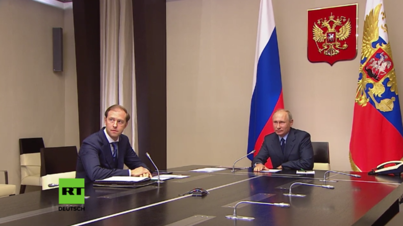 Moskau: Wladimir Putin schaut bei "historischer" Zerstörung letzter russischer Chemiewaffen zu
