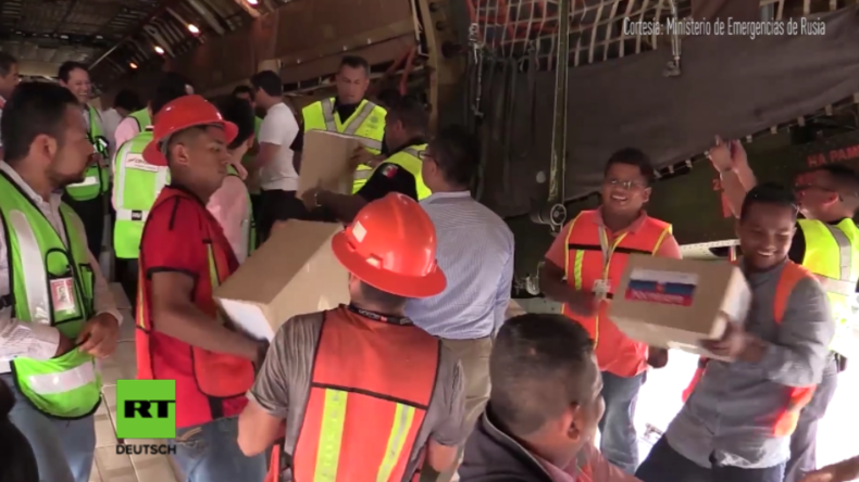 Mexiko nimmt nach schweren Erdbeben russische Hilfsgüter entgegen 