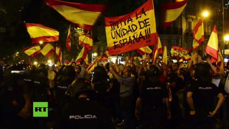 Madrid: „Spanien steht nicht zur Verhandlung“ - Rechte marschieren gegen Ministerpräsident Rajoy