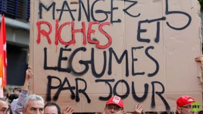 LIVE: Gewerkschaften protestieren in Paris gegen geplante Arbeits- und Steuerreform