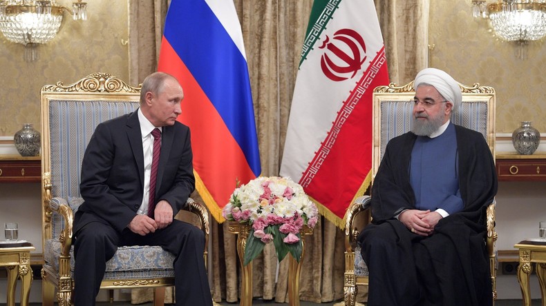 LIVE: Gemeinsame Pressekonferenz von Putin, Rouhani und Alijew nach trilateralem Treffen in Teheran