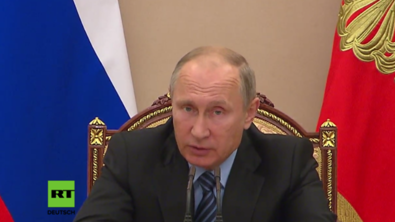 Putin: Konfliktzonen wie Syrien sind ein profitables Business für internationale Waffenhändler 