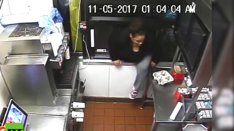 "Du bist nicht du, wenn du hungrig bist" - Frau steigt in offenes Fenster von McDonalds ein 