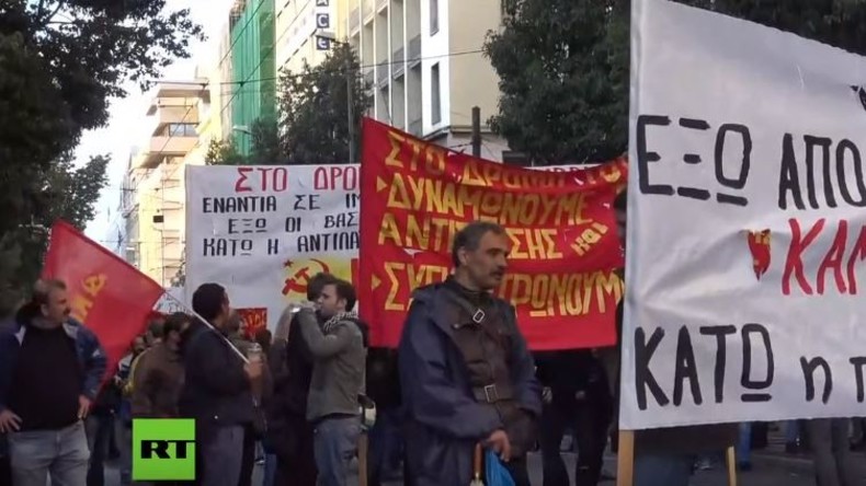 LIVE: Gedenkveranstaltung in Athen zum 50.  Jahrestag des Aufstandes am Polytechnio