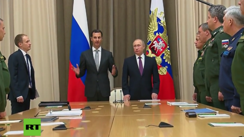 Sotschi: Assad dankt Russland bei Treffen mit Putin für "Rettung des syrischen Staates"
