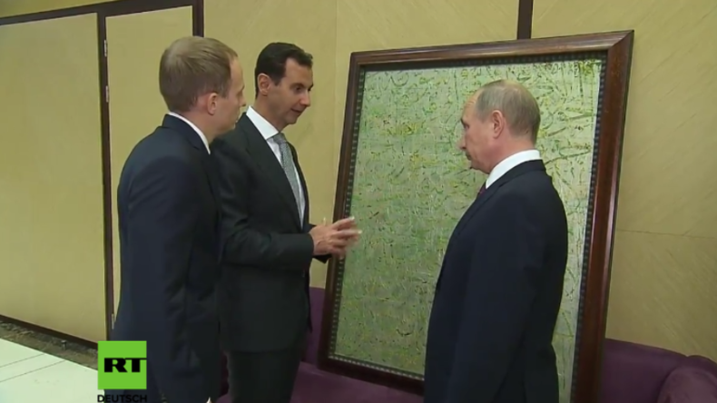 Treffen unter Partnern: Assad bringt Putin ein Geschenk aus Syrien mit