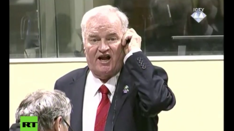 "Sie lügen!" - Mladic fliegt nach lautstarkem Protest bei Urteilsverlesung aus Gerichtssaal