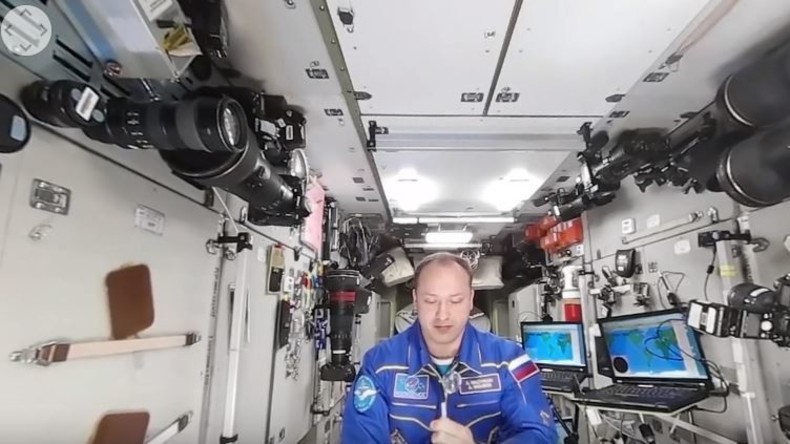 Weltall in 360 Grad und 3D: Wasser-Experimente auf der ISS