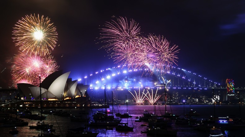 Vorfreude auf 2018: Spektakuläres Feuerwerk in Sydney