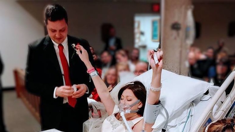 Krebskranke US-Amerikanerin heiratet – um wenige Stunden danach zu sterben