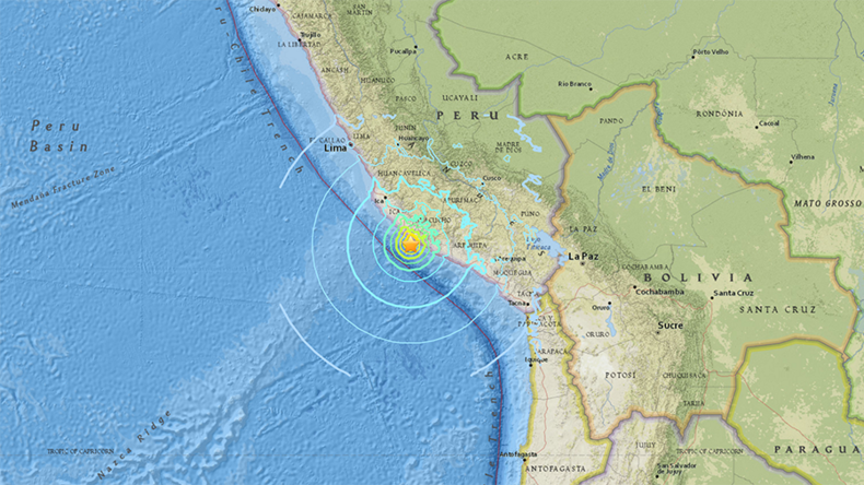 Mindestens zwei Tote und 60 Verletzte bei Erdbeben in Peru