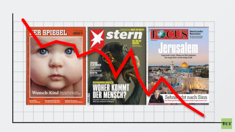 Krise der "Leitmedien" hält an: Neuer negativer Verkaufsrekord von Spiegel, Stern und Focus