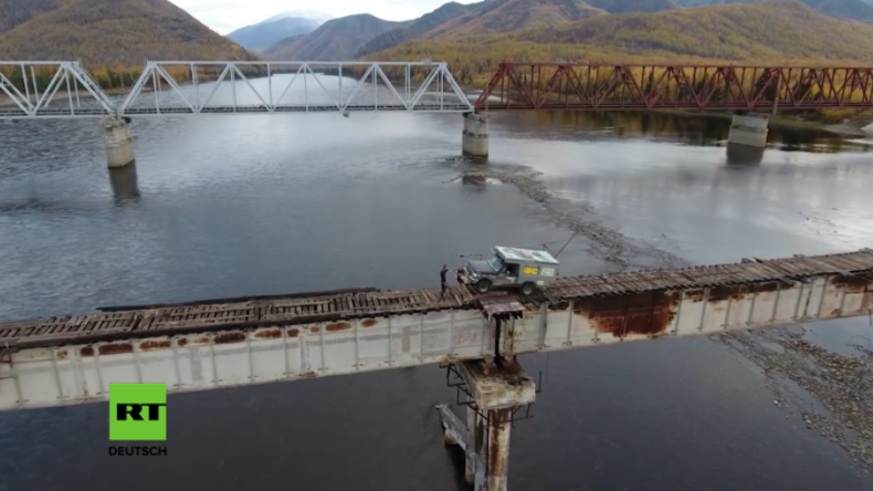 Russland: Würden Sie es wagen, die furchterregendste Brücke der Welt zu überqueren?