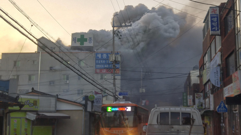 Krankenhaus-Feuer in Südkorea - Mindestens 41 Tote
