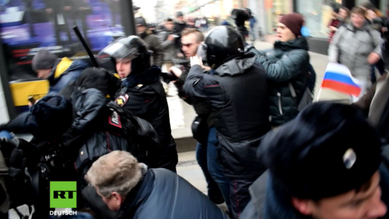 Moskau: Wieder Aufruf zu illegalem Protest - Nawalny erneut festgenommen und wieder freigelassen