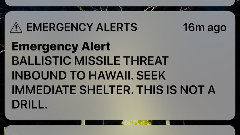 Auslöser des falschen Hawaii-Raketenalarms glaubte an Attacke 