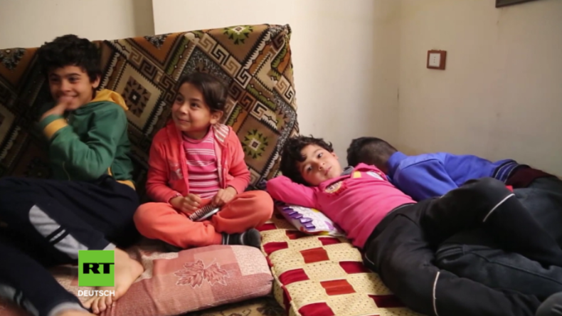 Afrin: Vor türkischen Bombardements geflüchtete Christen finden Unterschlupf in Kirche 