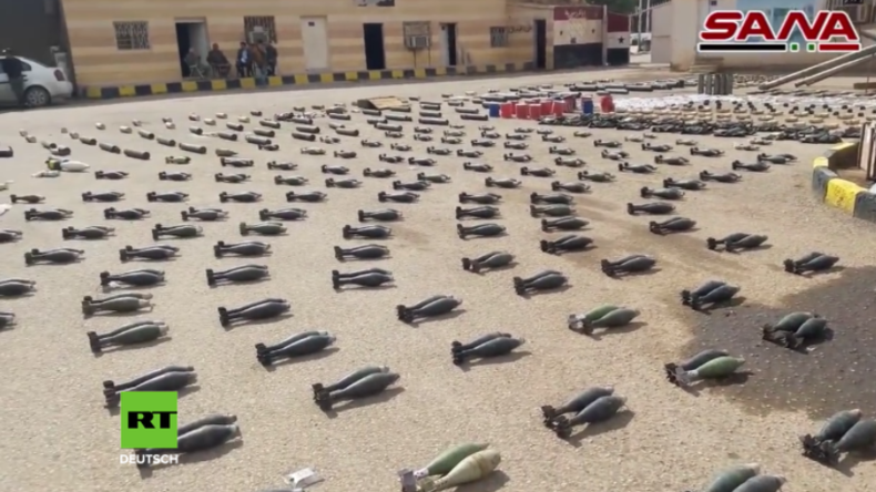 Syrien: Armee will in IS-Beständen massenweise Waffen aus dem Westen und aus Israel gefunden haben