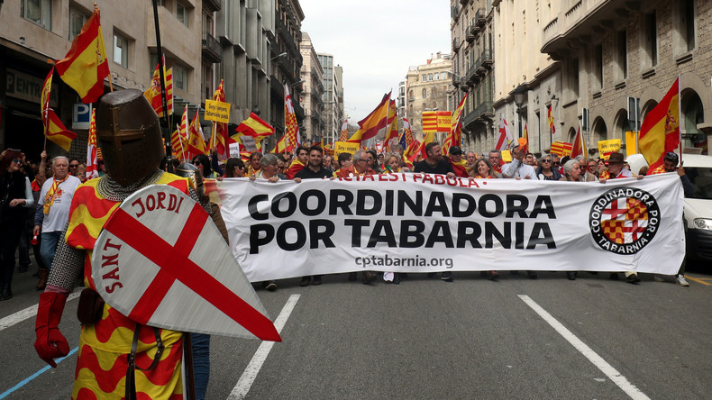 Tausende demonstrieren in Barcelona für "Tabarnia"