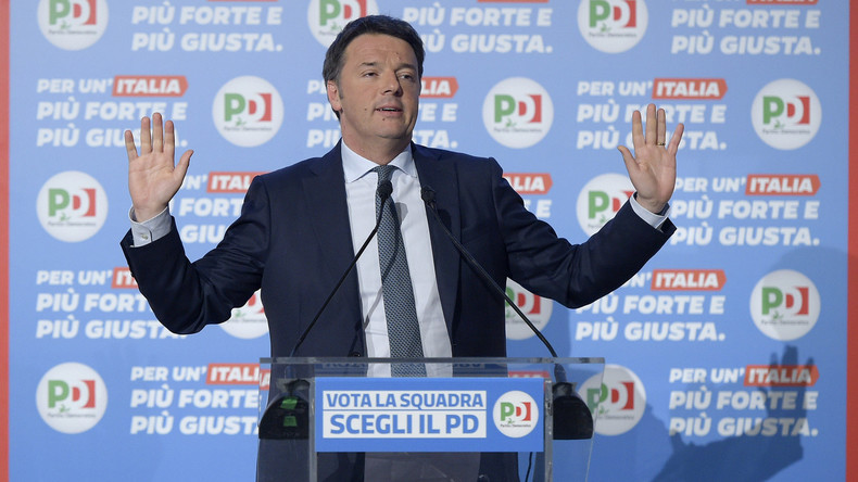 Italiens regierende Mitte-Links-Regierung ist nach Wahlen "so gut wie verschwunden"