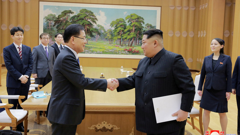 Treffen mit Sondergesandten aus Südkorea: Kim Jong Un will innerkoreanische Annäherung vorantreiben 