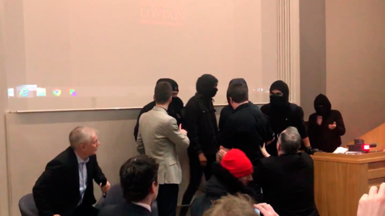 Rauchbombe, Faustschläge und Verletzte: Maskierte "Antifa"-Angehörige stürmen Vortrag an Uni