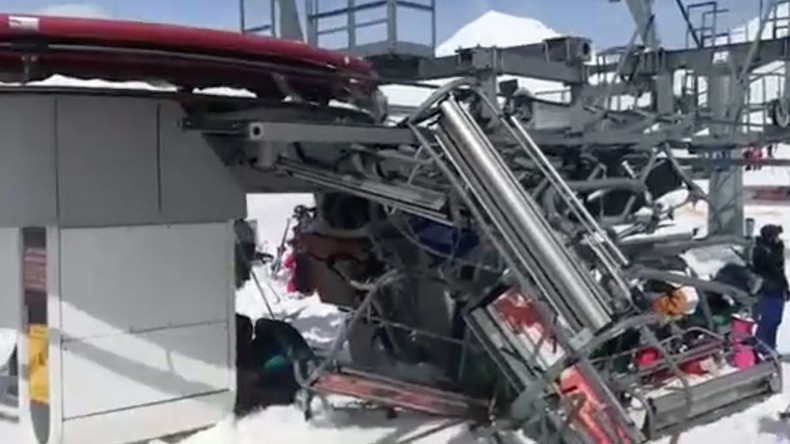 Acht Verletzte bei Seilbahnabsturz im georgischen Skigebiet