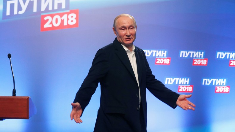 Wladimir Putin als russischer Präsident wiedergewählt - vorläufige Ergebnisse