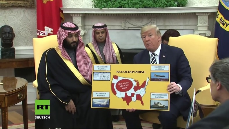 Bei Geld fängt die Freundschaft an? Saudis und Trump lobpreisen nach Waffendeal großartige Beziehung