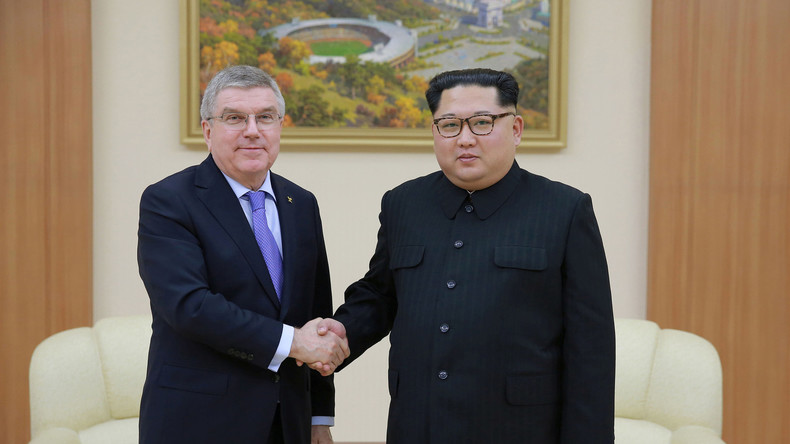 IOC-Chef Thomas Bach dankt Kim Jong-un für Kooperation bei Olympia in Südkorea