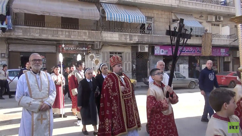 Tausende Christen in Aleppo und ganz Syrien feiern Ostern (Video) 