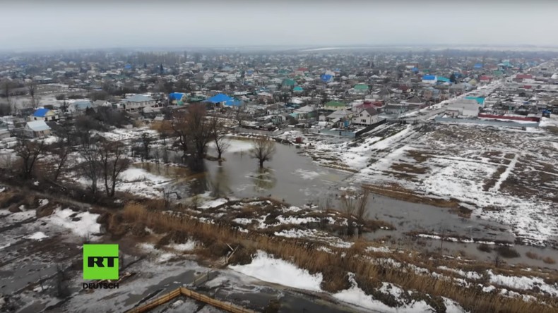 Russland: Tausende Menschen fliehen vor Hochwasser in Wolgograd