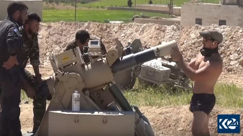 US-Elitesoldaten errichten neue illegale Militärstellung im syrischen Manbidsch (Video)