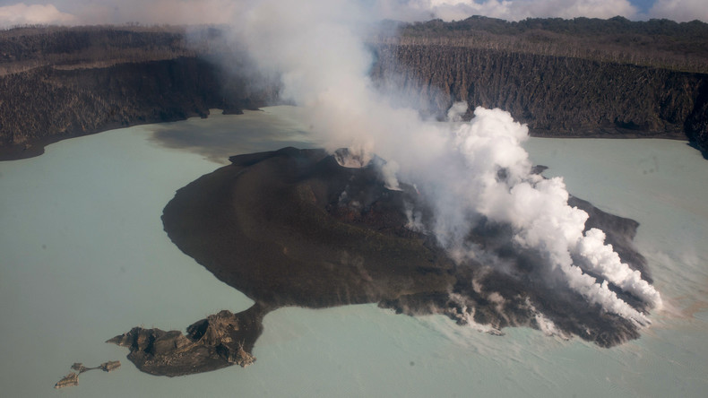 Pazifikinsel wegen Vulkanausbruchs evakuiert 