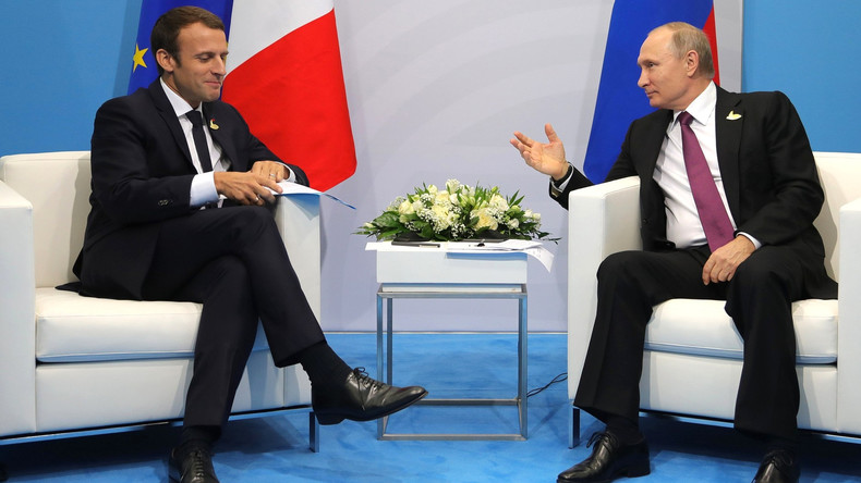 Macron und Putin besprechen per Telefon  Syrien-Krise 