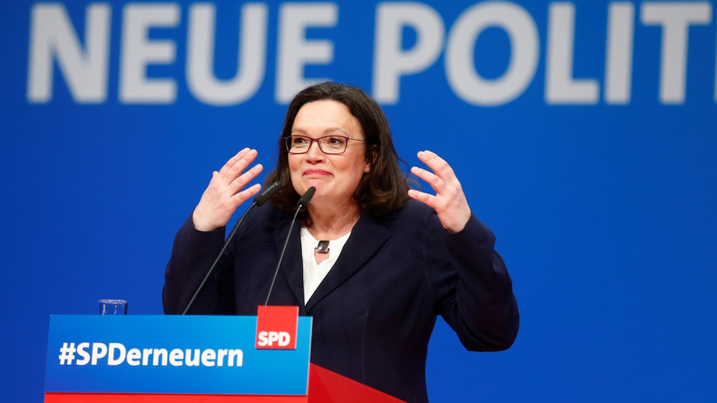 Neue Forsa-Umfrage: SPD sackt unter Nahles auf 17 Prozent ab 