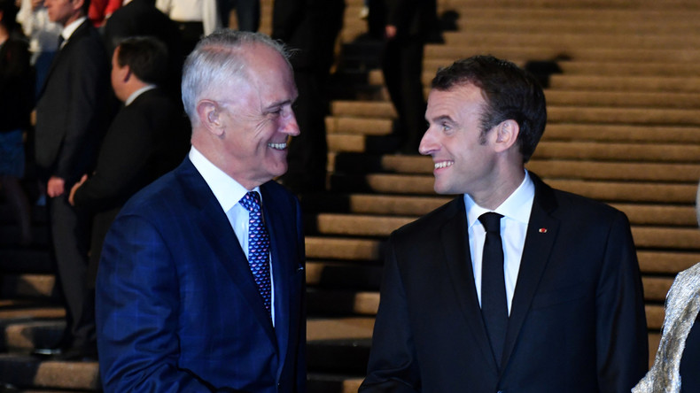 Emmanuel Macron beginnt Besuch in Australien