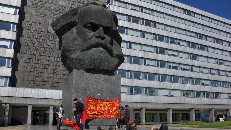 Karl Marx ergreift zu seinem 200. Geburtstag in Chemnitz selbst das Wort