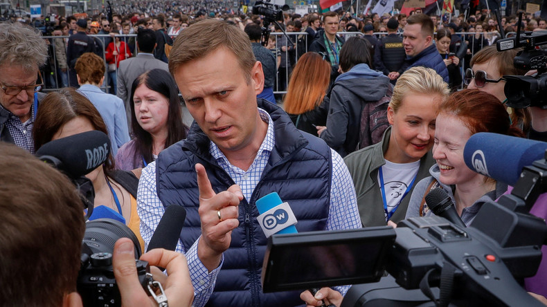 LIVE: Nawalny-Unterstützer treffen sich zu nicht genehmigter Kundgebung in Moskau